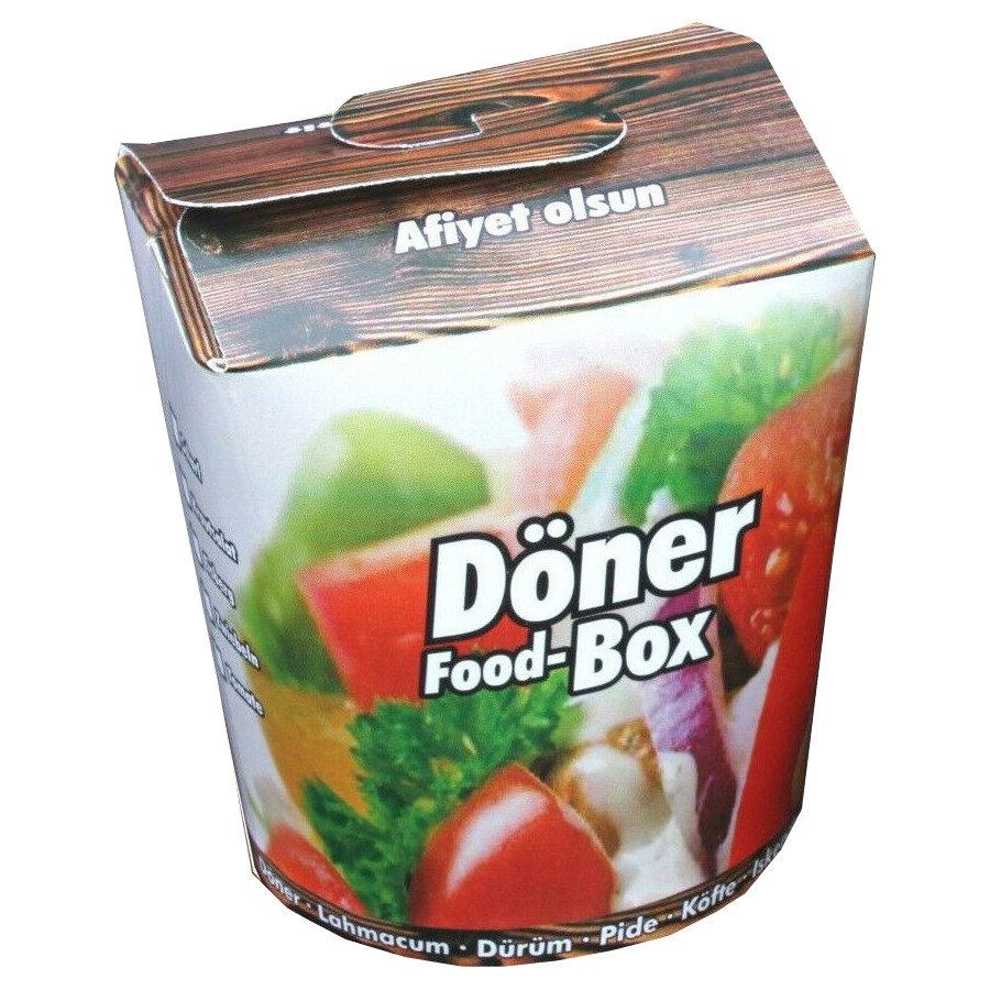 Dönerbox aus Hartpapier